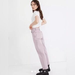 Madewell Jeans, Purple, Barrel, RN77388, Size 25